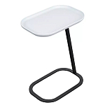 Столик приставной с прямоугольной серой столешницей Steel Stable Table варинант исполнения - 2 | Loft Concept в Орле