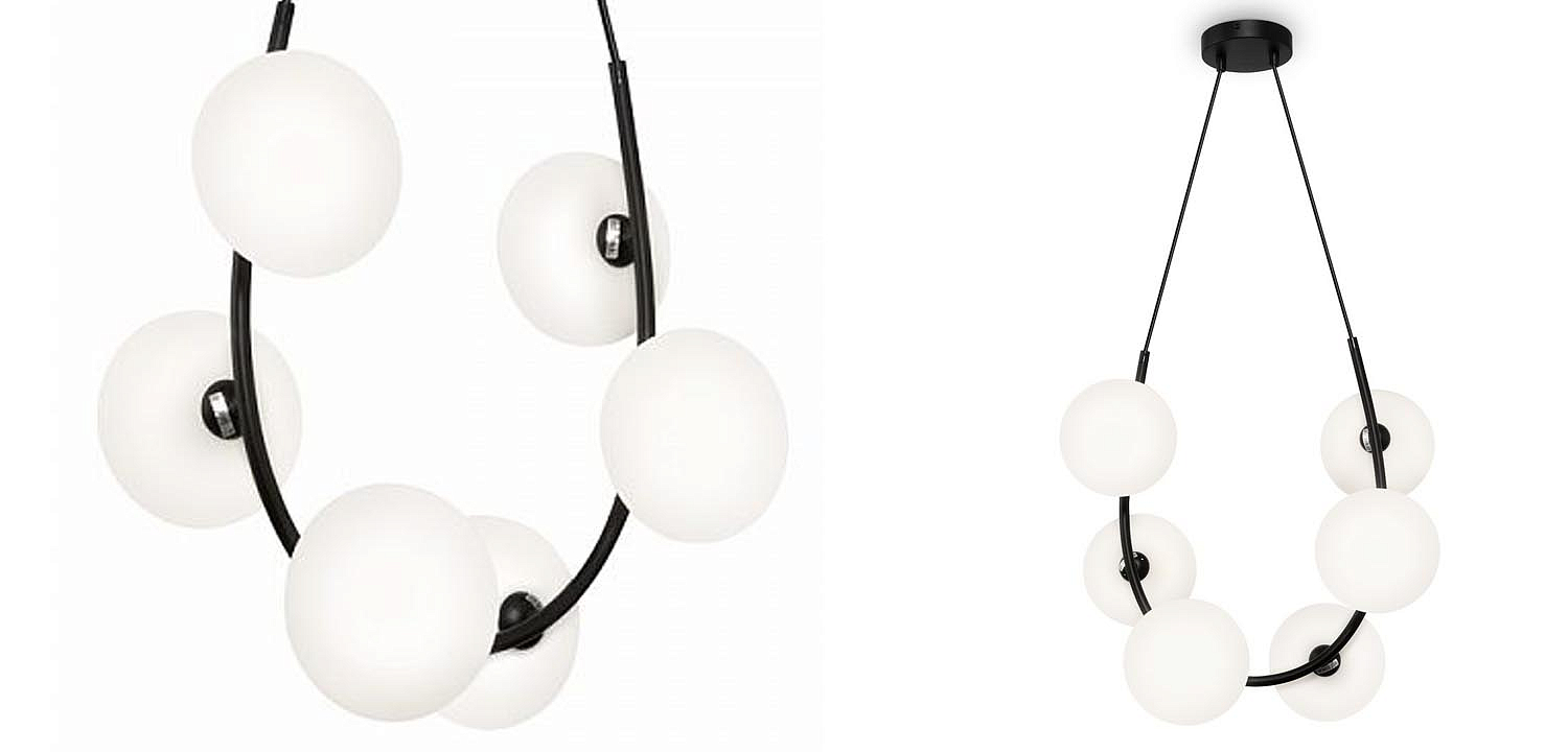 Люстра Marcan 6 Ball Chandelier Black Люстра Marcan 6 Ball Chandelier Black - Loft-Concept в Орле