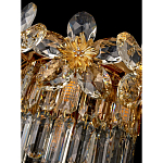 Бра с декоративными элементами в виде крупных хрустальных цветов Palace Gardens варинант исполнения - 3 | Loft Concept в Орле