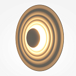 Бра круглое Soft Halo бежевый варинант исполнения - 3 | Loft Concept в Орле