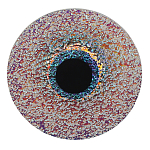 Бра круглое стеклянное с морозным эффектом Heterochromia варинант исполнения - 1 | Loft Concept в Орле