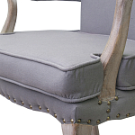 Кресло Aubrey Classical Armchair grey flax варинант исполнения - 4 | Loft Concept в Орле