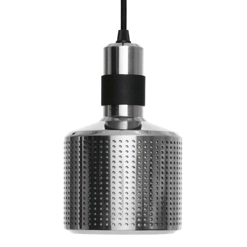 Подвесной светильник Riddle Pendant Lamp Silver Черный Серебряный Подвесной светильник Riddle Pendant Lamp Silver Черный Серебряный в Орле | Loft Concept