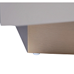 Комод со стеклянной столешницей и с выдвижными ящиками Minimalist Accent варинант исполнения - 6 | Loft Concept в Орле