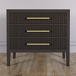 Тумба Primo  с тремя ящиками шпон темный орех варинант исполнения - 2 | Loft Concept в Орле