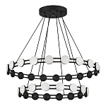 Люстра двухъярусная с круглыми светодиодными источниками света Maxine Light варинант исполнения - 3 | Loft Concept в Орле