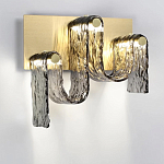 Бра волнистой формы из фактурного стекла Big Wave варинант исполнения - 2 | Loft Concept в Орле