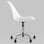 Офисный стул на металлическом основании EGGERY White пластик варинант исполнения - 3 | Loft Concept в Орле