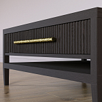 Кофейный стол Primo с двумя ящиками Темный орех варинант исполнения - 5 | Loft Concept в Орле