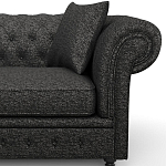 Мебельная ткань Шенилл темно-серый цвет 138 см T4-40 варинант исполнения - 8 | Loft Concept в Орле