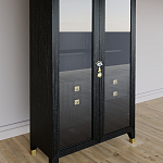 Дизайнерский шкаф витрина Elsa Dreams Black с 4-мя ящиками варинант исполнения - 2 | Loft Concept в Орле