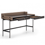 Письменный стол прямоугольный с 2-мя выдвижными ящиками Bristol варинант исполнения - 1 | Loft Concept в Орле