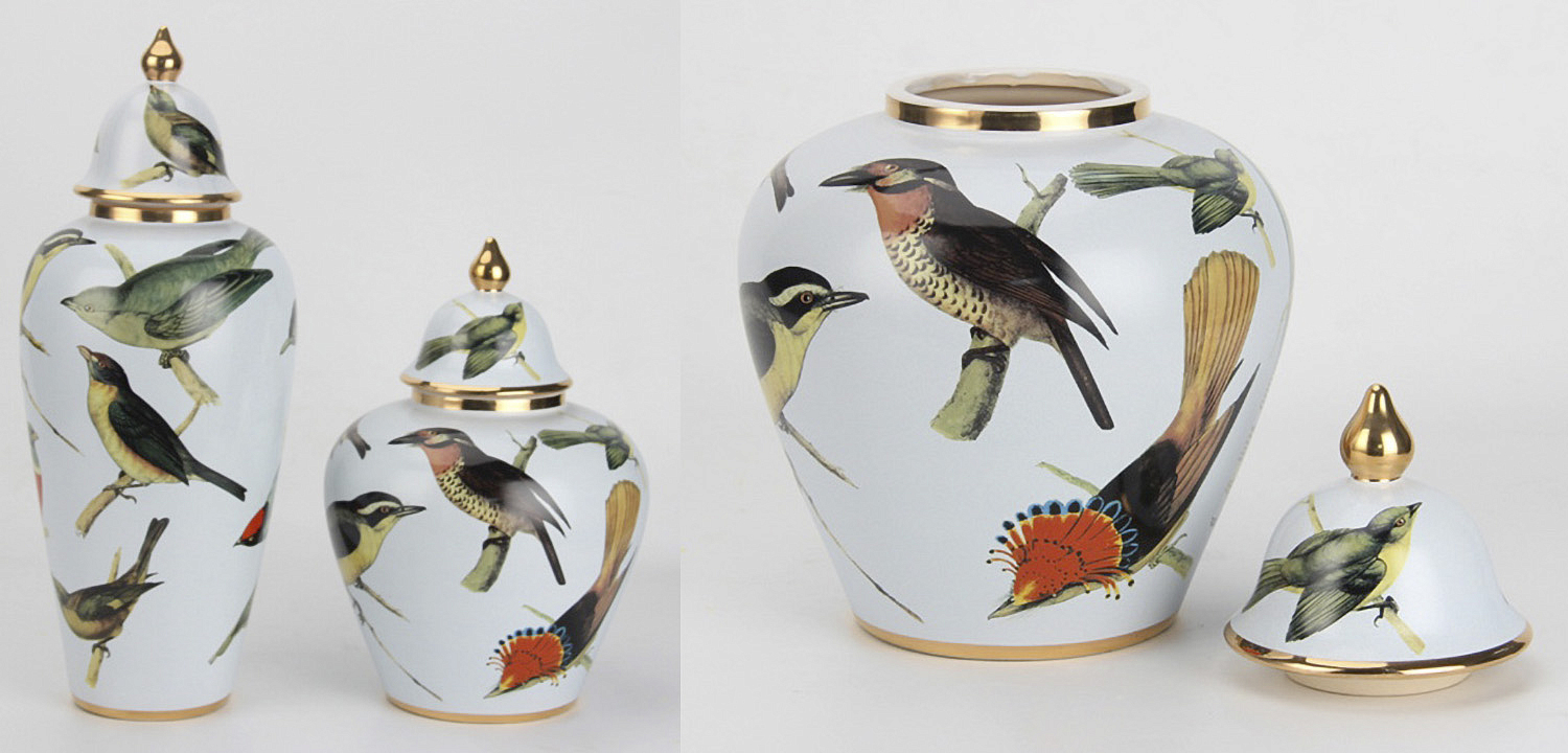 Ваза Blue Birds small Ваза Blue Birds small - Loft-Concept в Орле