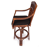 Барный стул из ротанга Eloise коричневый варинант исполнения - 3 | Loft Concept в Орле