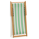 Шезлонг из акации и ткани Argentina варинант исполнения - 8 | Loft Concept в Орле