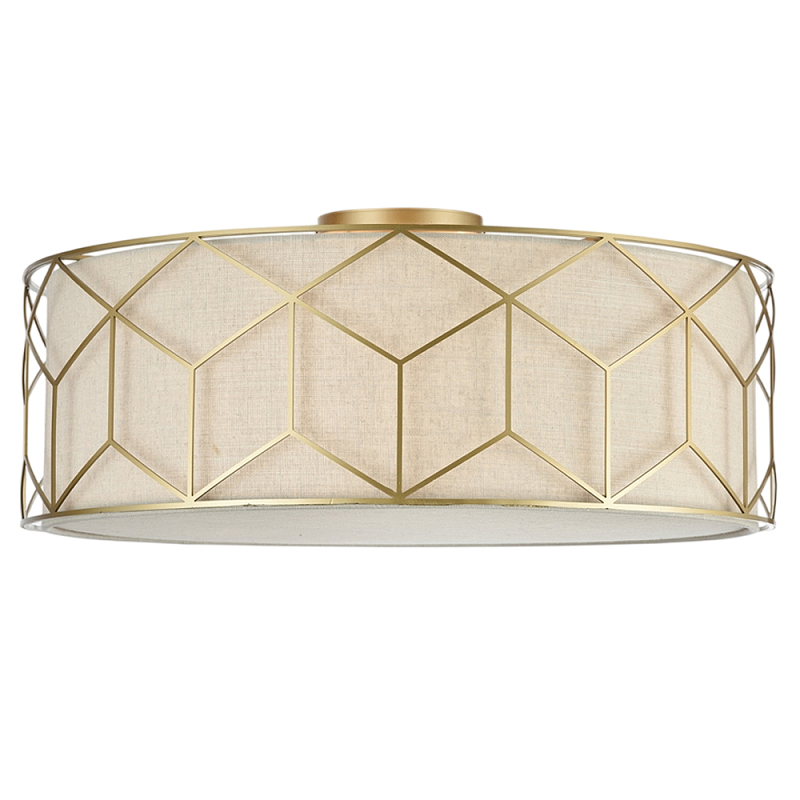 Потолочный светильник Messina Е27 Золотой Бежевый в Орле | Loft Concept 