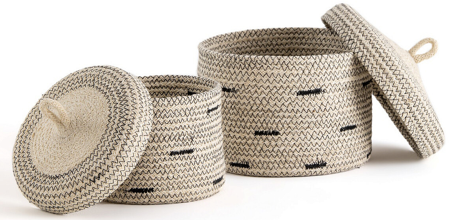 Комплект корзин из джута Wicker Baskets Комплект корзин из джута Wicker Baskets - Loft-Concept в Орле