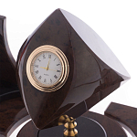 Настольный письменный набор из природного камня обсидиана коричневого Team leader варинант исполнения - 3 | Loft Concept в Орле