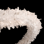 Люстра круглая с натуральным горным хрусталем Crystal Shimmer варинант исполнения - 5 | Loft Concept в Орле