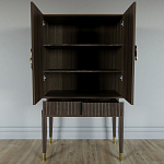 Кабинетный шкаф Elsa Dreams Walnut с 2-мя ящиками варинант исполнения - 4 | Loft Concept в Орле