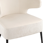 Современное мягкое кресло на металлических ножках Rakush Milk варинант исполнения - 6 | Loft Concept в Орле