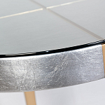 Столик журнальный серебристый с круглой столешницей Showing Refinement варинант исполнения - 1 | Loft Concept в Орле