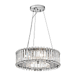 Люстра подвесная круглая с множеством вертикальных прямоугольных кристаллов Kichler варинант исполнения - 2 | Loft Concept в Орле
