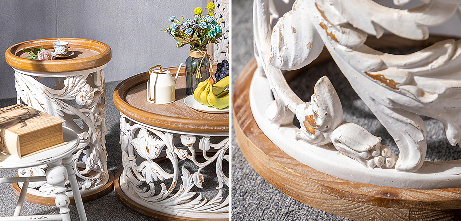 Приставной стол Fleurette Provence Side Table 42 Приставной стол Fleurette Provence Side Table 42 - Loft-Concept в Орле