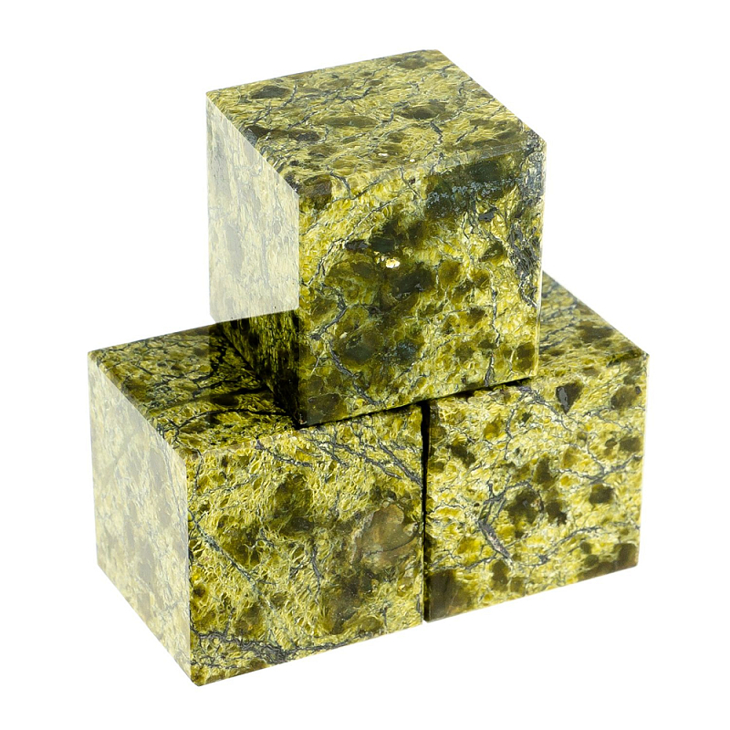 Камни для охлаждения виски из натурального камня змеевик Natural Stone Cube Зеленый Камни для охлаждения виски из натурального камня змеевик Natural Stone Cube Зеленый в Орле | Loft Concept