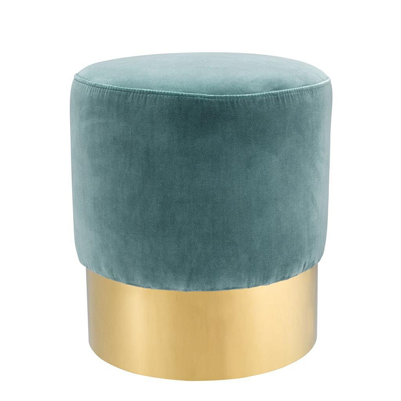 Пуф Stool Pall Mall Бирюзовый Золотой Пуф Stool Pall Mall Бирюзовый Золотой в Орле | Loft Concept