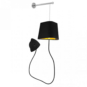Бра Designheure Lighting Black Wall Lamp