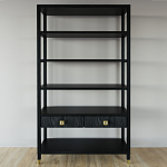 Стеллаж с двумя ящиками Elsa Dreams Black варинант исполнения - 4 | Loft Concept в Орле