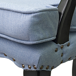 Кресло Aubrey Classical Armchair blue flax варинант исполнения - 4 | Loft Concept в Орле