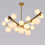 Люстра подвесная фигурная с белыми лампами в форме шара Felicitat варинант исполнения - 4 | Loft Concept в Орле
