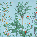 Обои ручная роспись Amazonia Duck Egg варинант исполнения - 3 | Loft Concept в Орле