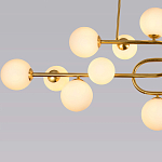 Люстра подвесная с белыми лампами в форме шара Flute варинант исполнения - 3 | Loft Concept в Орле