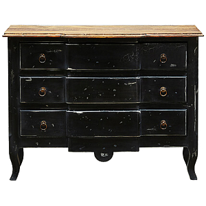 Комод в винтажном стиле Renee Black Vintage Commode Черный