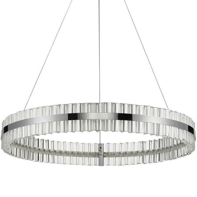 Люстра Belted Ring Хром Прозрачный Люстра Belted Ring Хром Прозрачный в Орле | Loft Concept