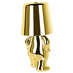 Настольная лампа фигурная золотого цвета с гладким абажуром Высота 19 см Sophia варинант исполнения - 6 | Loft Concept в Орле