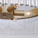 Люстра подвесная круглая со стеклянными трубками Nembus варинант исполнения - 3 | Loft Concept в Орле