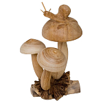 Статуэтка из дерева улитка Animals of the World варинант исполнения - 4 | Loft Concept в Орле