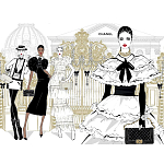 Megan Hess. Elegance варинант исполнения - 4 | Loft Concept в Орле