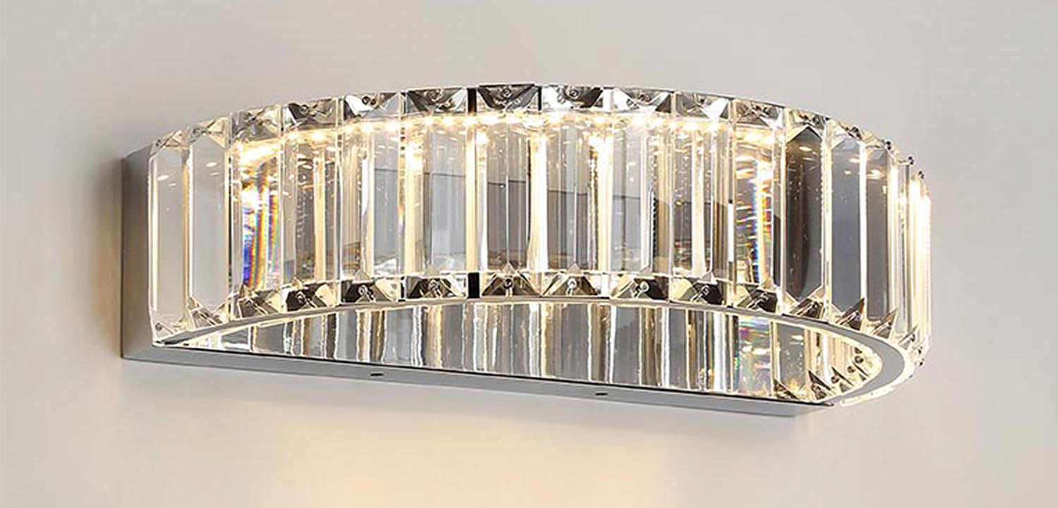 Бра Crystal Shine Linda Chrome Wall Lamp A Бра Crystal Shine Linda Chrome Wall Lamp A - Loft-Concept в Орле
