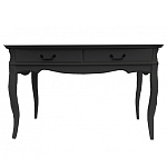 Консоль черного цвета из массива бука в стиле прованс Black Provence варинант исполнения - 2 | Loft Concept в Орле