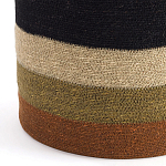 Плетеная корзина в полоску Iweala Wicker Basket варинант исполнения - 2 | Loft Concept в Орле