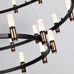 Люстра подвесная с тремя круглыми ярусами и цилиндрическими плафонами Arnaut Light варинант исполнения - 5 | Loft Concept в Орле