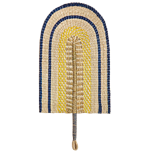 Африканский плетеный веер L