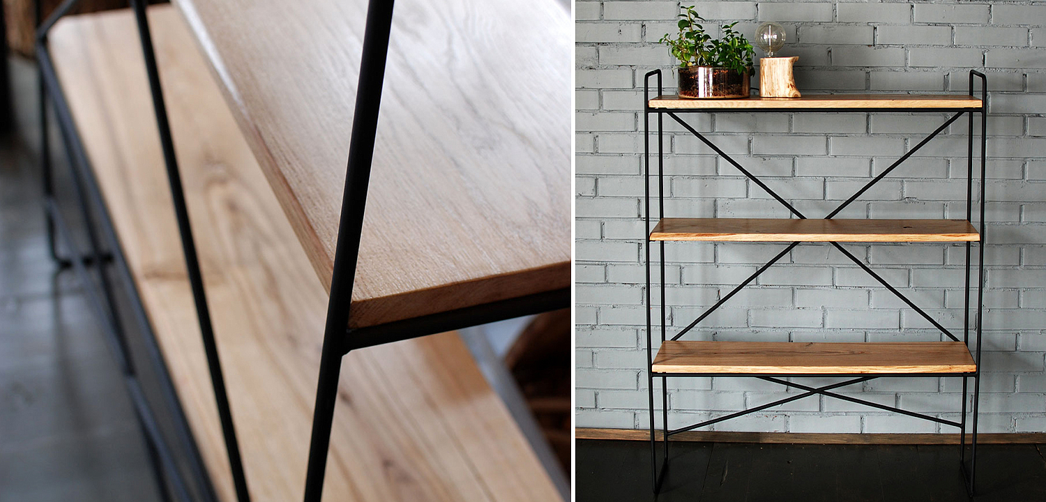 Стеллаж Ridley Industrial Metal Rust Rack Стеллаж Ridley Industrial Metal Rust Rack - Loft-Concept в Орле