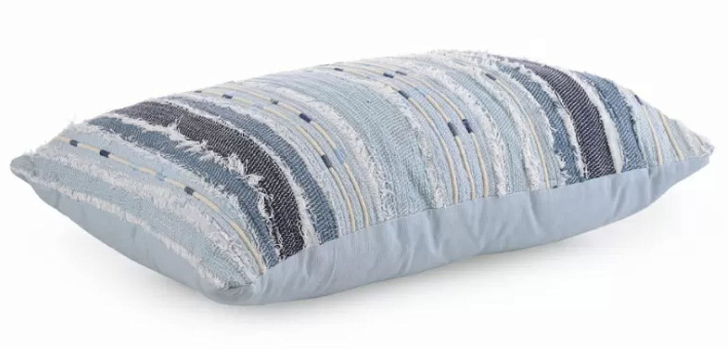 Подушка Blue Ikat stripes Подушка Blue Ikat stripes - Loft-Concept в Орле
