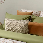 Чехол на подушку с макраме бежевого цвета Macrame варинант исполнения - 7 | Loft Concept в Орле